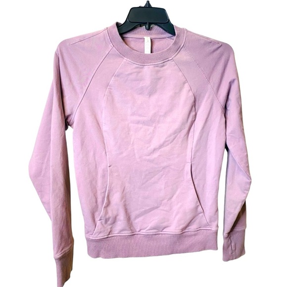 lululemon athletica Tops - Lululemon Buttery Soft Crewneck Sweatshirt with Front Pockets